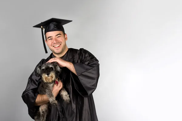 Graduate anläggning hund — Stockfoto