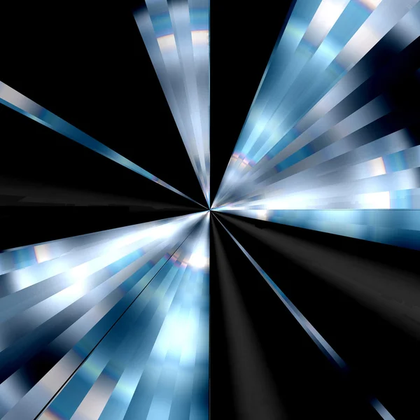 Black and Blue Vortex Background — Stock Photo, Image