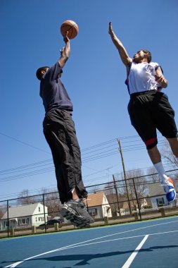 Basketball One On One clipart