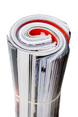 Rolled Up Magazines clipart