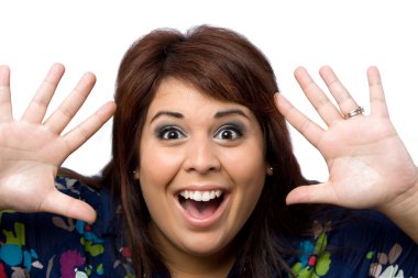 Surprised Woman clipart