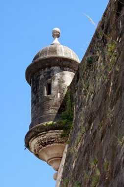 El Morro Fort Watch Tower clipart