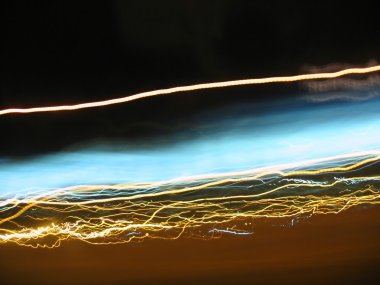 Light trails clipart