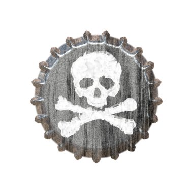 Poison Bottle Cap clipart