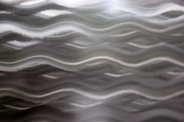 Swirly geborsteld aluminium — Stockfoto