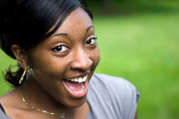 Happy Young Woman — Stock Photo, Image