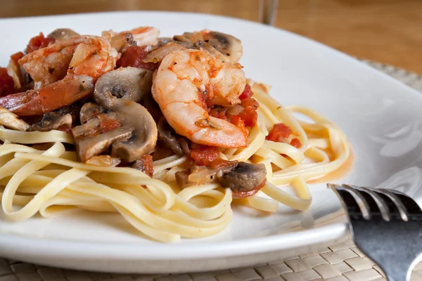 Shrimp Dinner — Stock Photo, Image