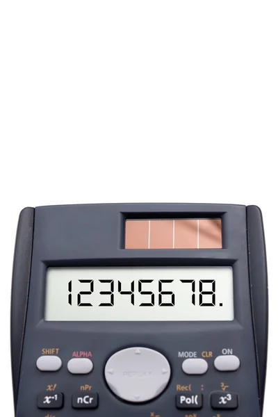 Kalkulátor postavy — Stock fotografie
