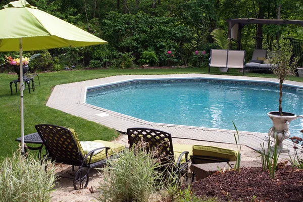 stock image Luxurious In Ground Pool