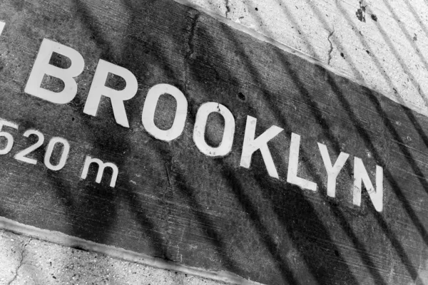 Бруклін плакат — стокове фото