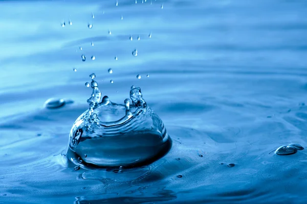 Blue Water Splash — Stock Photo, Image