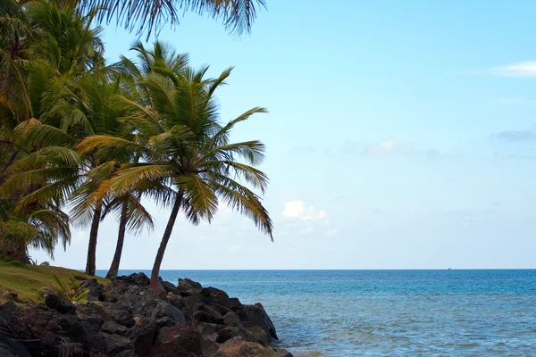 Praia de Luquillo em Porto Rico — Fotografia de Stock