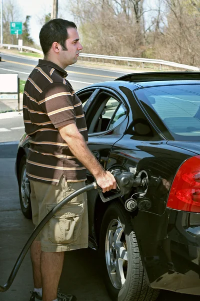 Yüksek benzin fiyatları — Stok fotoğraf