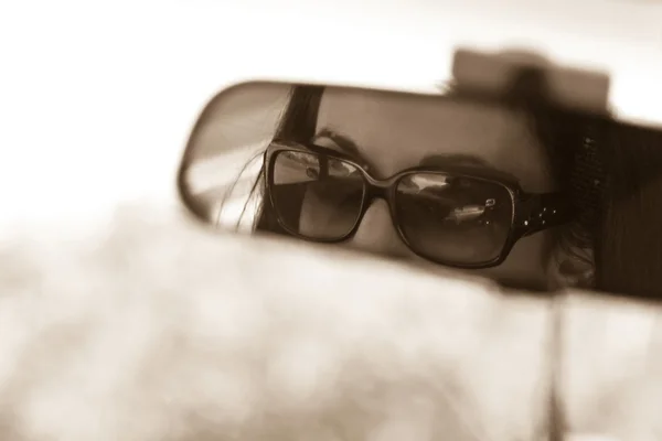Espelho retrovisor — Fotografia de Stock