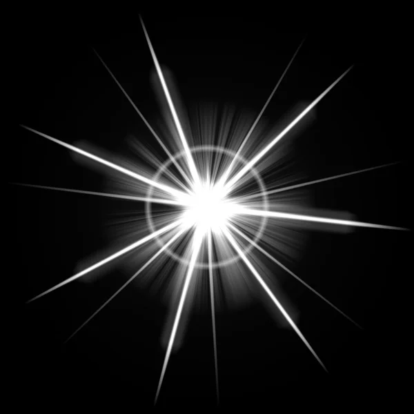 Bright Lens Flare Burst — Stock Photo, Image