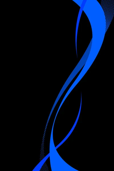 Curve Swoosh blu — Foto Stock