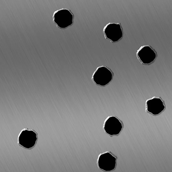 총알 구멍들 — 스톡 사진
