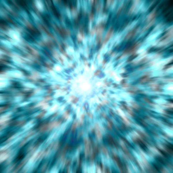 Explosão de luz azul — Fotografia de Stock