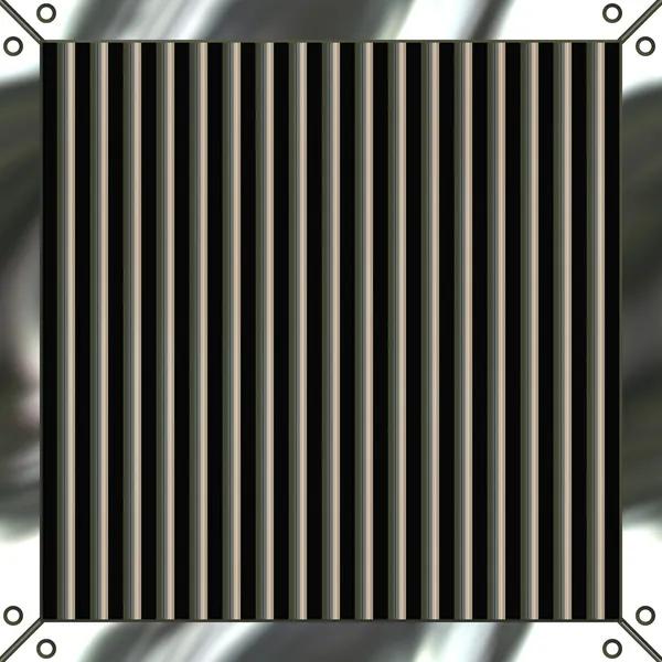 Shiny Metal Grille — Stock Photo, Image