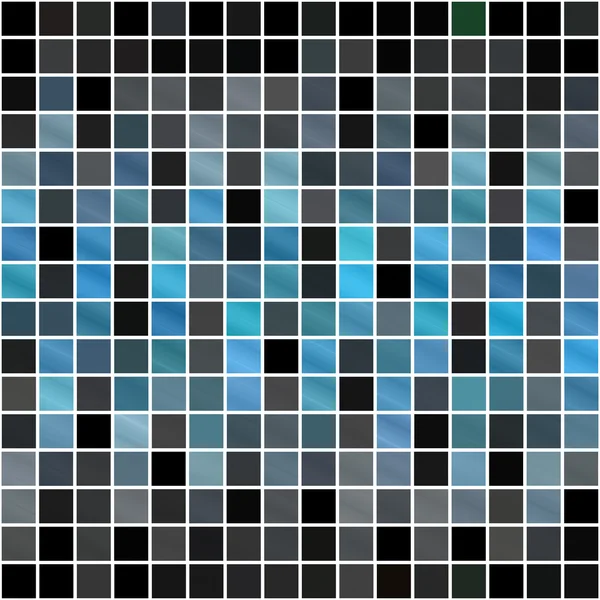 Blå fyrkanter mönster — Stockfoto