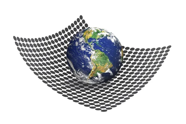 Matriz 3D da Terra — Fotografia de Stock
