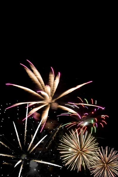 Gyönyörű tűzijátékok — Stock Fotó