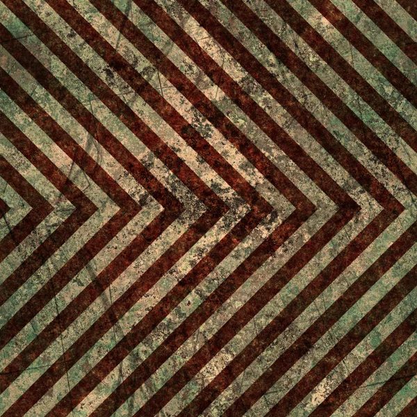 Grungy Brown Hazard Stripes — Stock Photo, Image