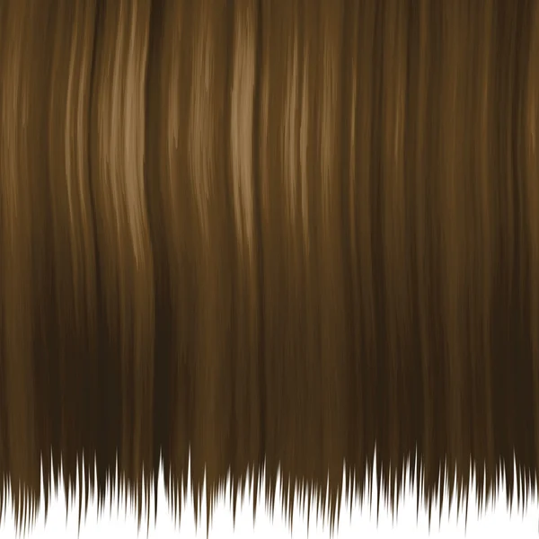 Jedwabiste włosy brązowe — Zdjęcie stockowe