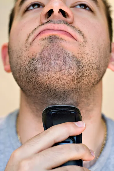 Homem de barbear — Fotografia de Stock