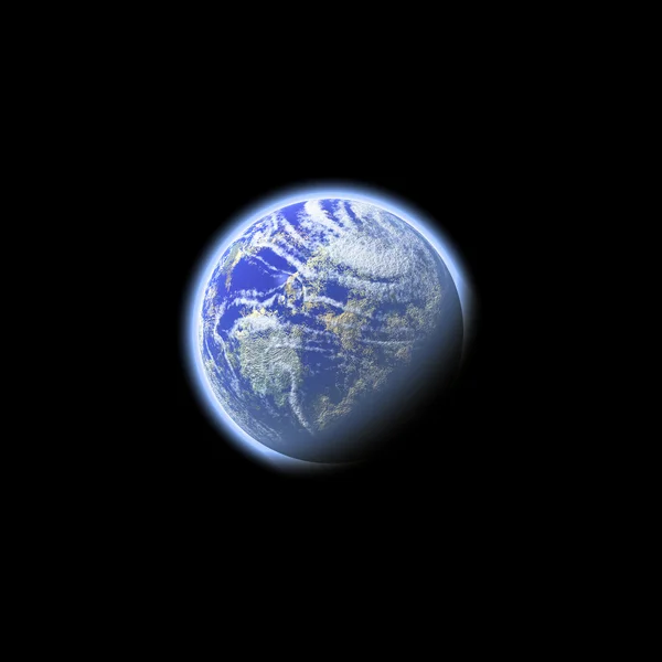 Glowing earth — Stock Photo, Image