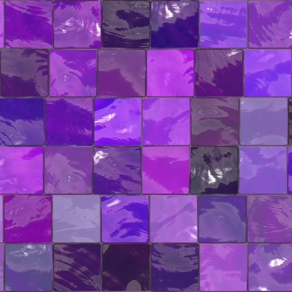 Purple bathroom tiles — Stock Photo, Image