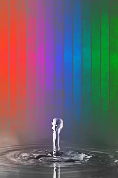 Rainbow Droplet — Stock Photo, Image
