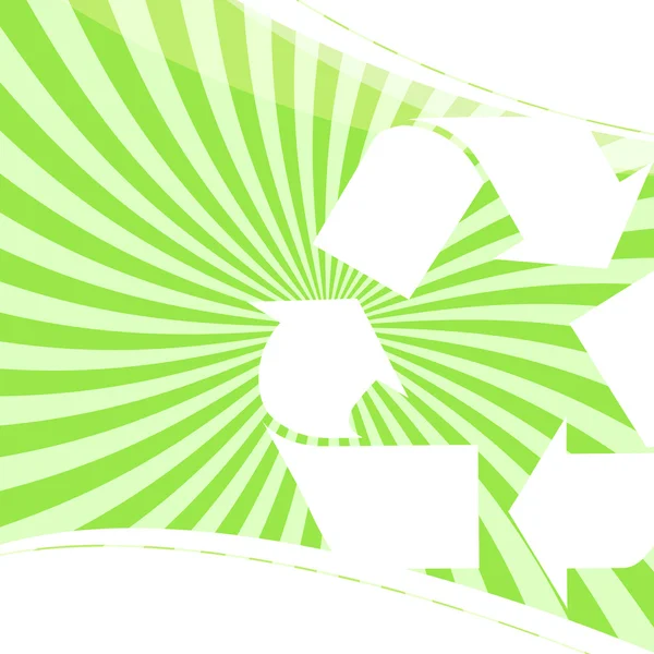 Recycling Symbol Layout — Stock Photo, Image