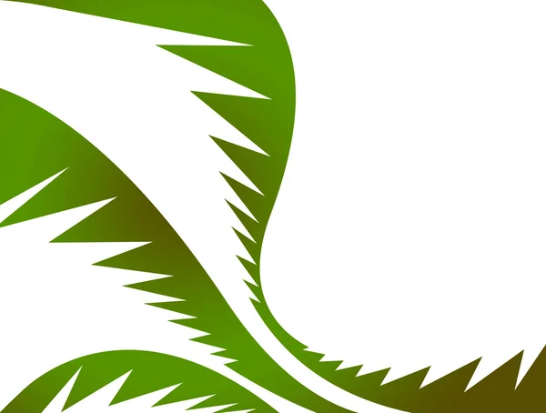 Zelené palmové listy — Stock fotografie