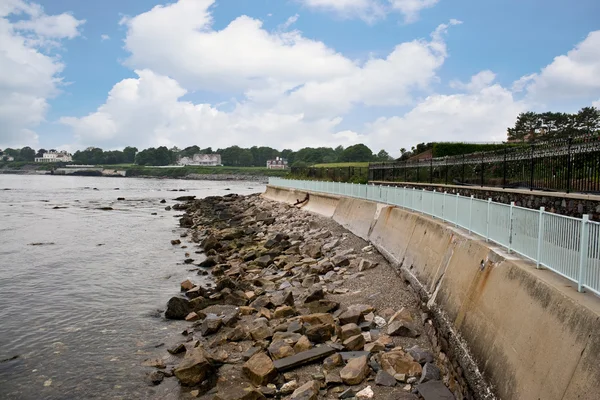 Newport Cliff Walk Côte Rhode Island USA Images De Stock Libres De Droits