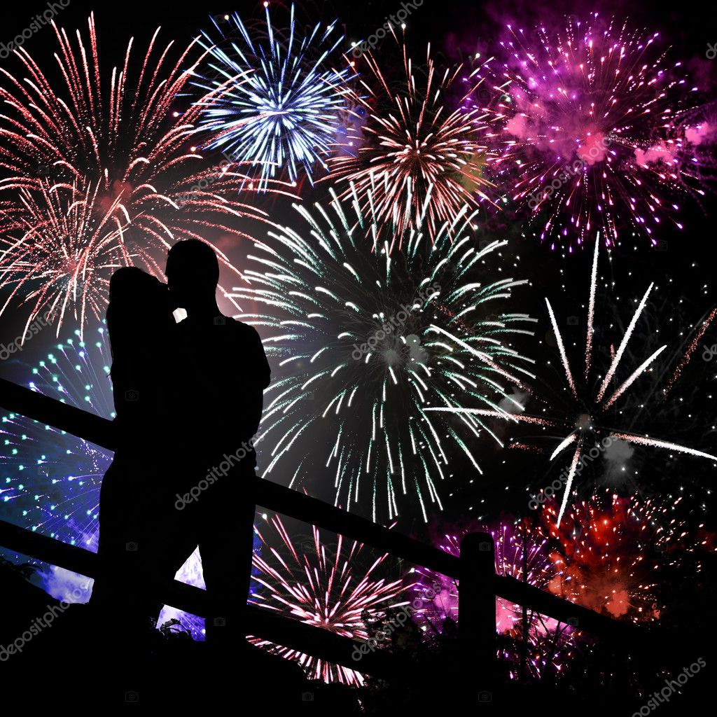 Fireworks Silhouette — Stock Photo © ArenaCreative 9241350
