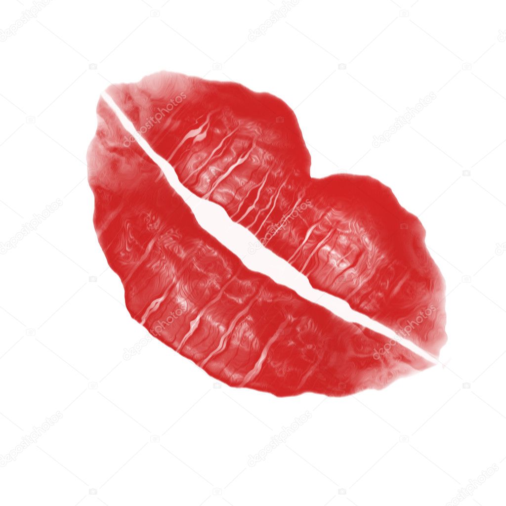 Red Lipstick Smudge