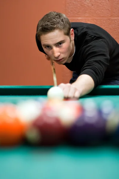 Billiards Player — Stock Photo, Image