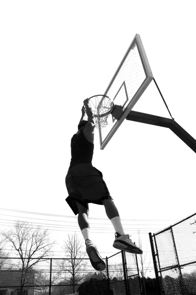 Basketball Slam Dunk — Stock Photo, Image