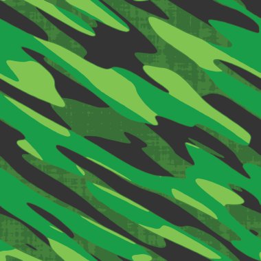 Green Camo Seamless Vector clipart