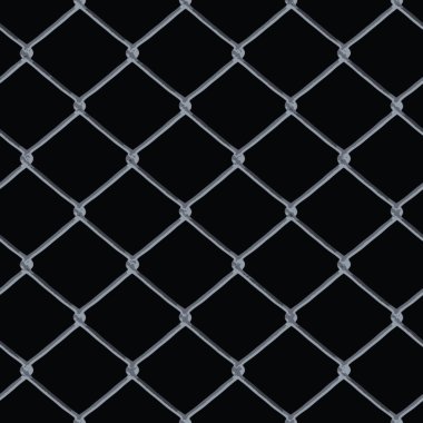 Chain Link Fence Vector clipart