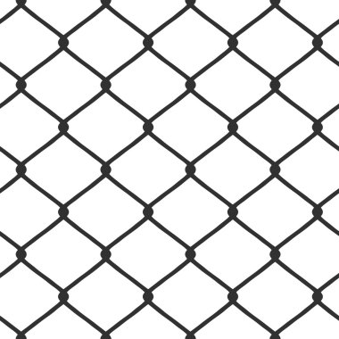 Chain Link Fence Vector clipart