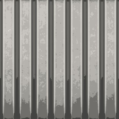 Corrugated Metal Vector clipart