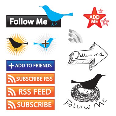 Social Networking Icons clipart