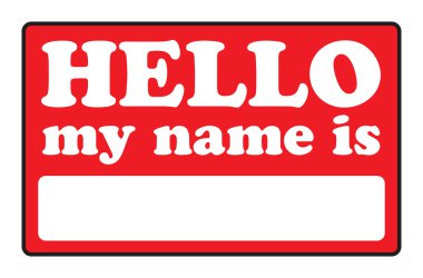 Hello My Name Is Tags