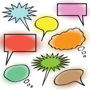 Thought Bubble Collection clipart