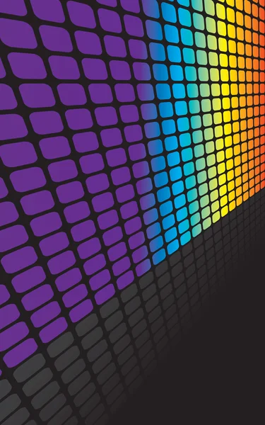 Rainbow torg bakgrund — Stock vektor