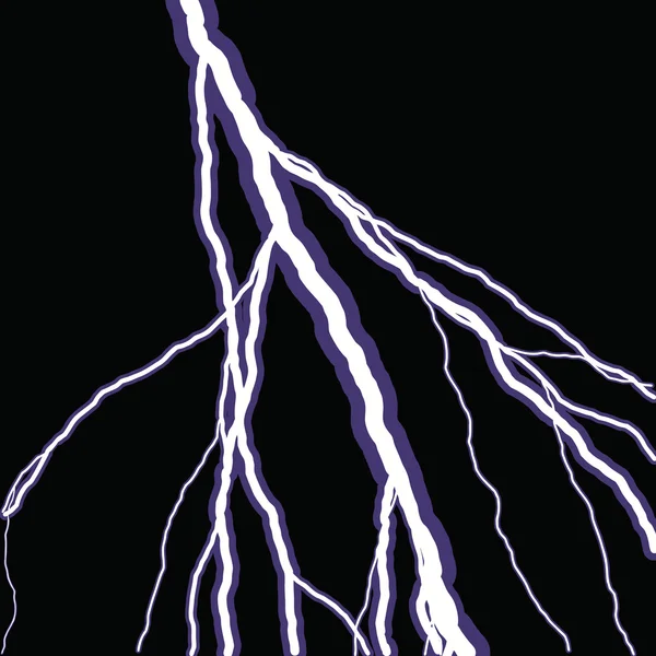 Lightning Bolts Vector — Stock Vector