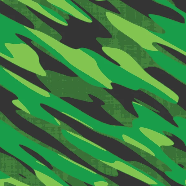 Grön camo sömlös vektor — Stock vektor
