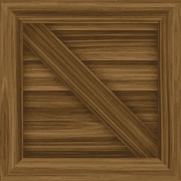 Wooden Crate Vector — Stock Vector